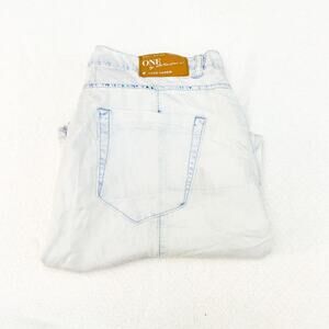 One by One Teaspoon Luxe Harem Tie Dye Jogger Denim Jean Pants Size L